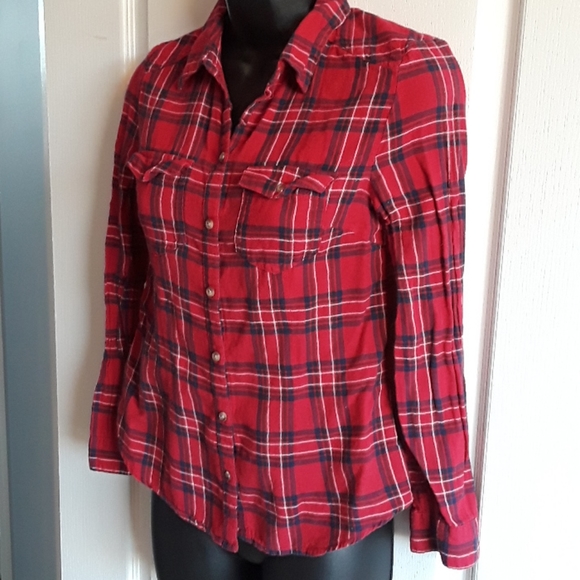 ♥️VINTAGE♥️ Plaid Shirt - Picture 3 of 6